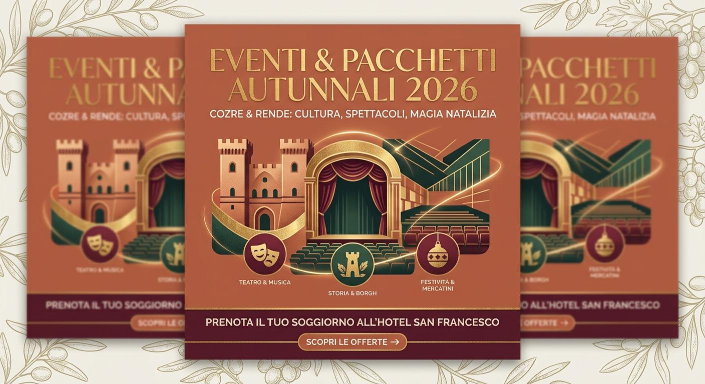 Promozione Eventi a Cosenza e Rende - Autunno 2026